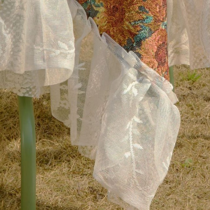 Orange Sunflower Art Table Cloth