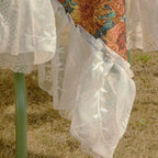 Orange Sunflower Art Table Cloth