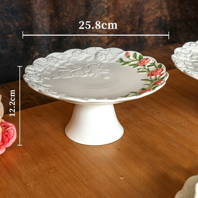 Floral Dream Rose Plate