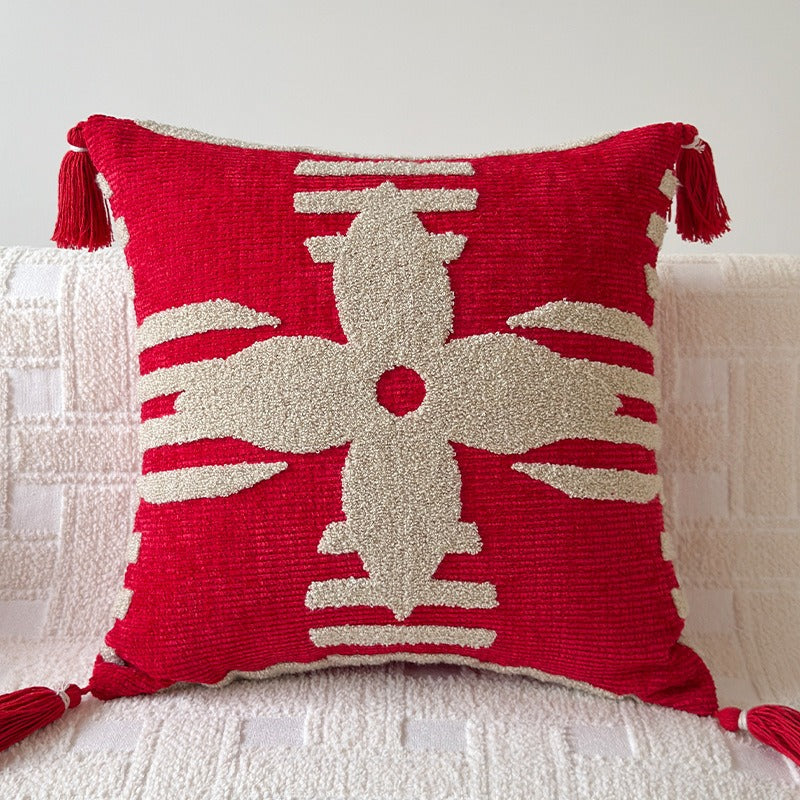 Crimson Knot Cushion Collection