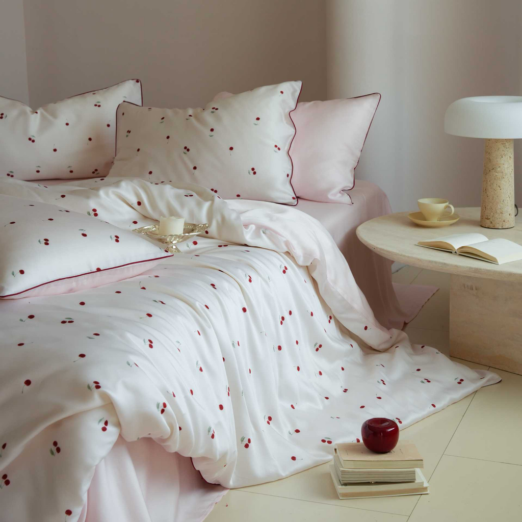 Cherry Lyocell Bedding Set