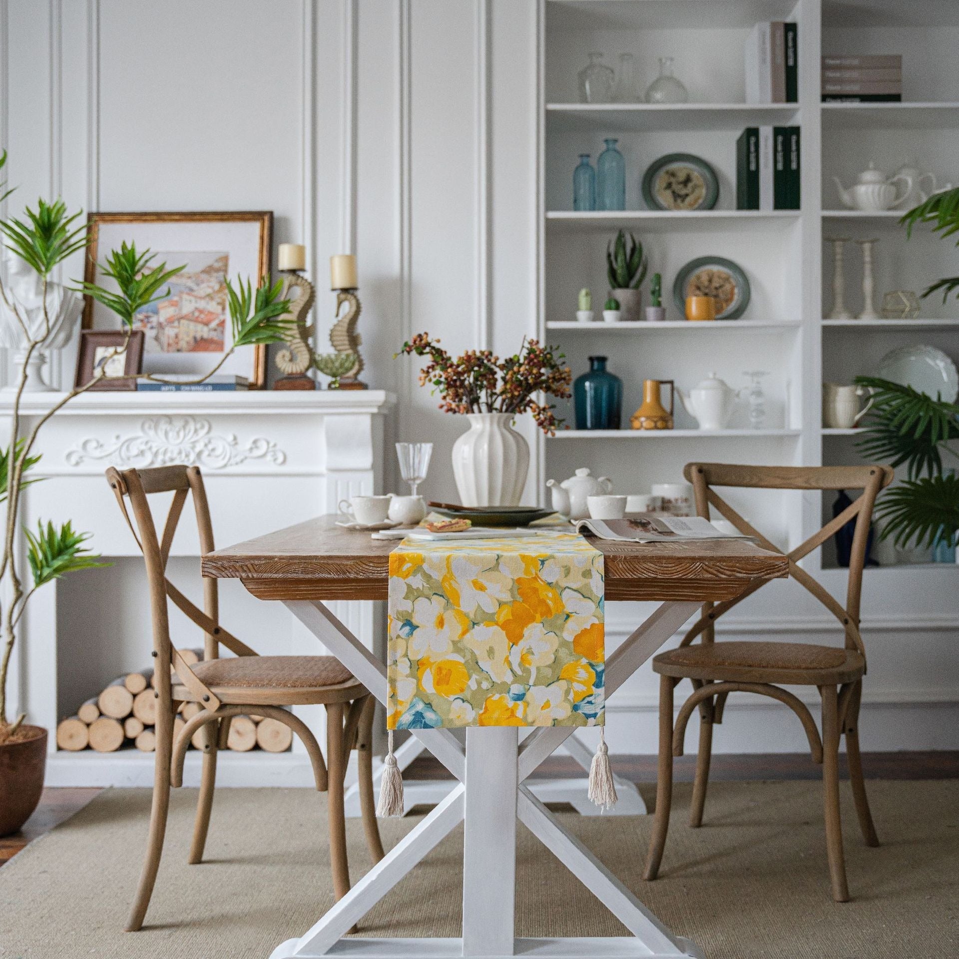 Sunshine Meadow Tassel Runner