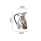 Fiesta Ceramic Pitcher Vase