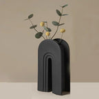 Modern Arched Ceramic Vase