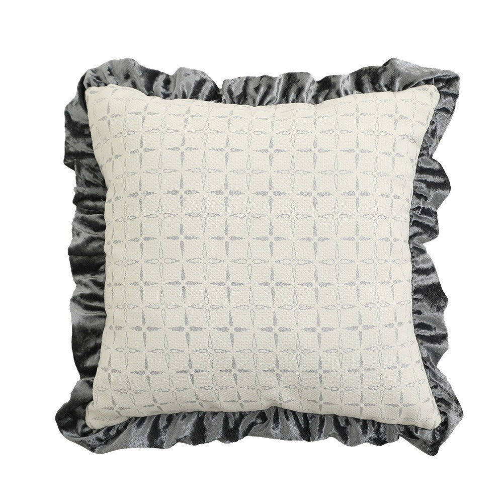 Ornate Ruffle Cushion - FINAL SALE