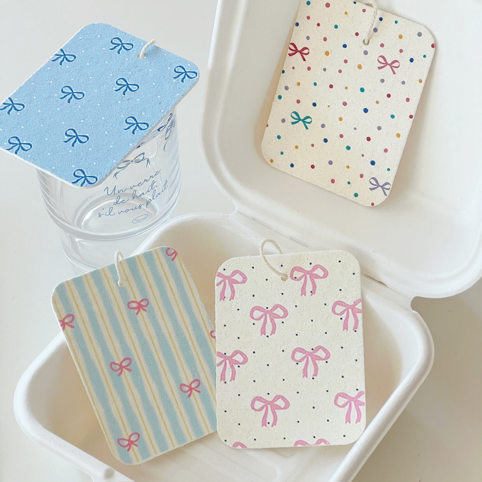 Ribbon Cutie Dish Sponge Set