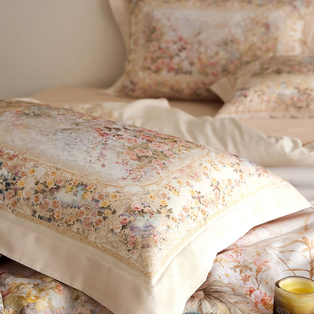 Mireya Floral Egyptian Cotton Bedding Set