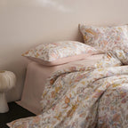 Celestine Unicorn Botanical Egyptian Cotton Bedding Set
