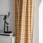 Homestead Chequered Tassel Curtain
