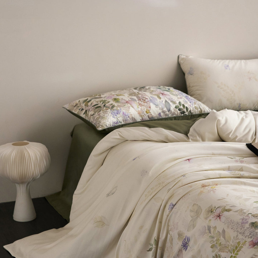Sylvara Botanical Egyptian Cotton Bedding Set