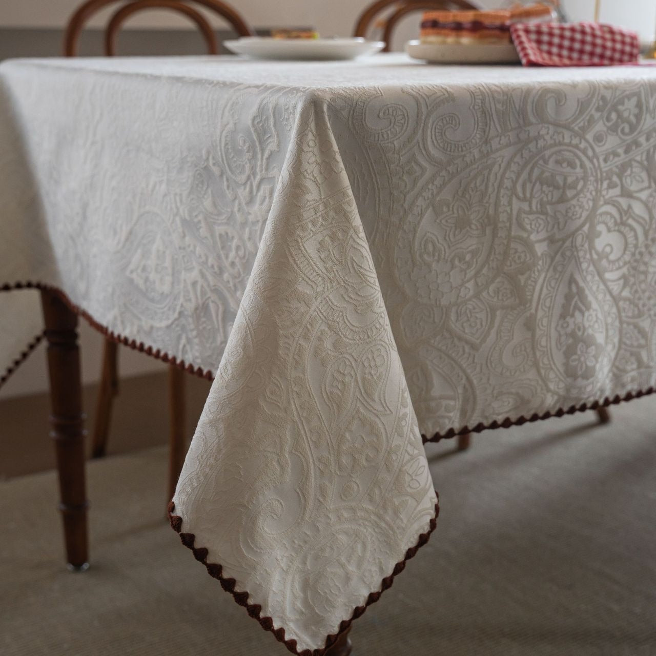 French Paisley Tablecloth