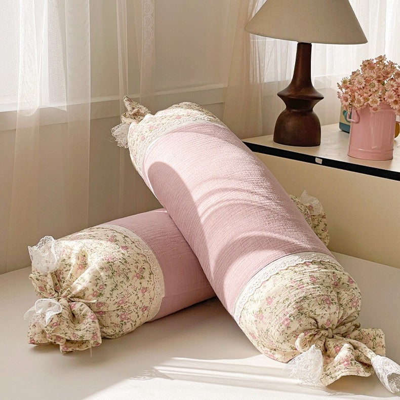 Candy Lace Bolster Pillow