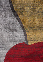 Miami Black - Gold Rug