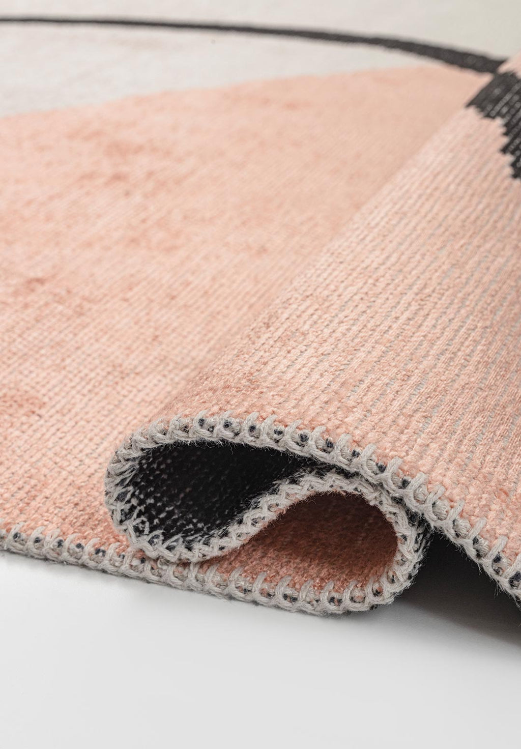 Lagos Dark Grey - Ecru Rug