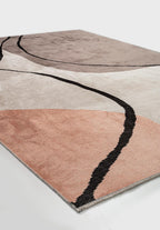Lagos Dark Grey - Ecru Rug