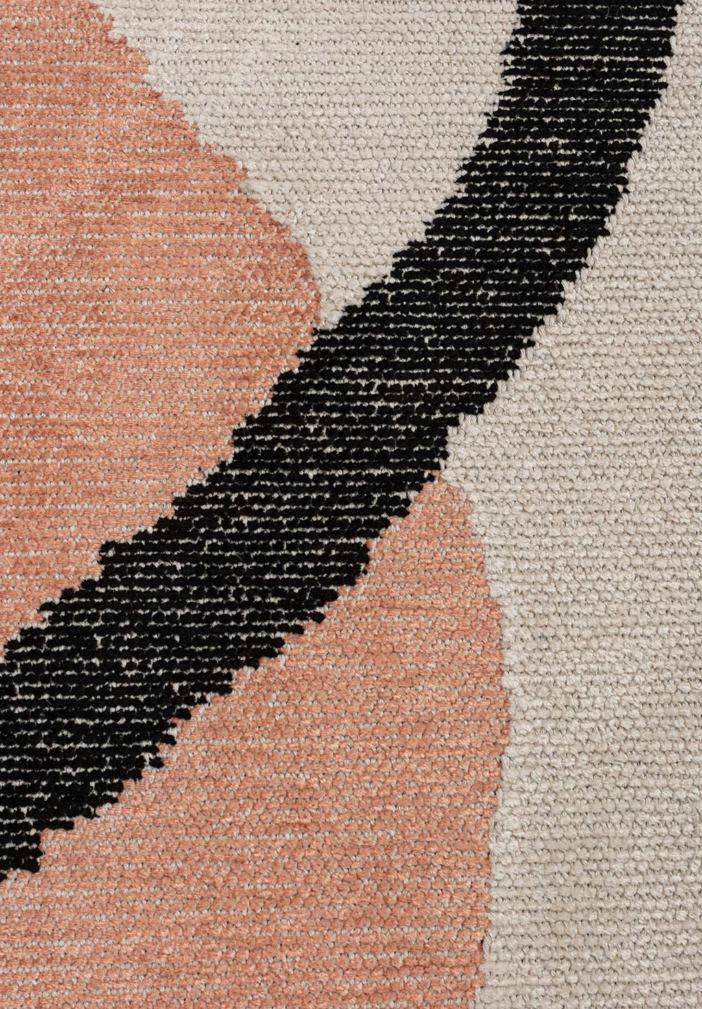 Lagos Dark Grey - Ecru Rug
