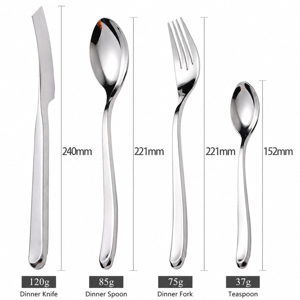 Ritz Silver Luxury Stainless Steel Cutlery Set