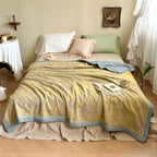 Golden Time Summer Quilted Blanket