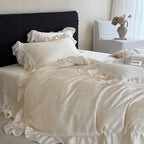 Vivian Bow Jacquard Bedding Set