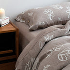 Wabi Sabi Floral Cotton Linen Bedding Set