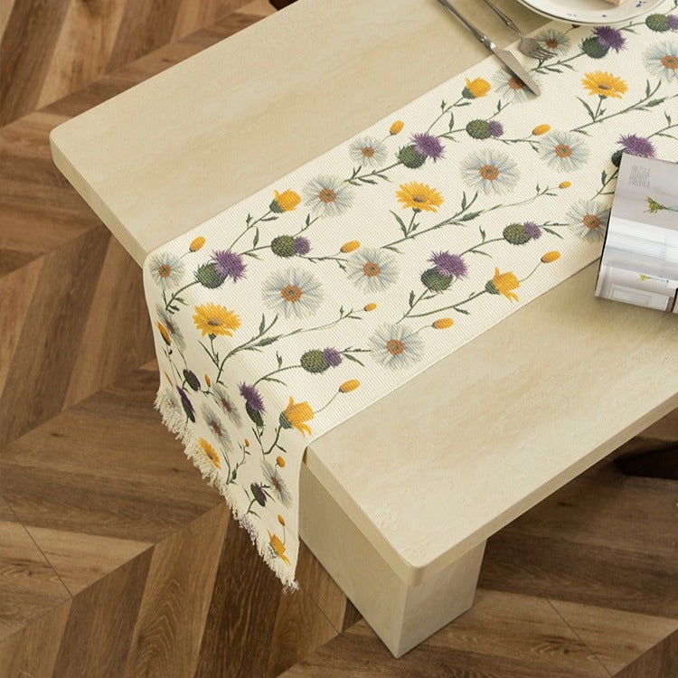 Cottage Wildflower Table Runner