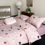 Squirrel & Acorn Dots Bedding Set