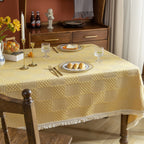 Vintage Geo Weave Tablecloth