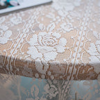 Rose Lace Round Tablecloth