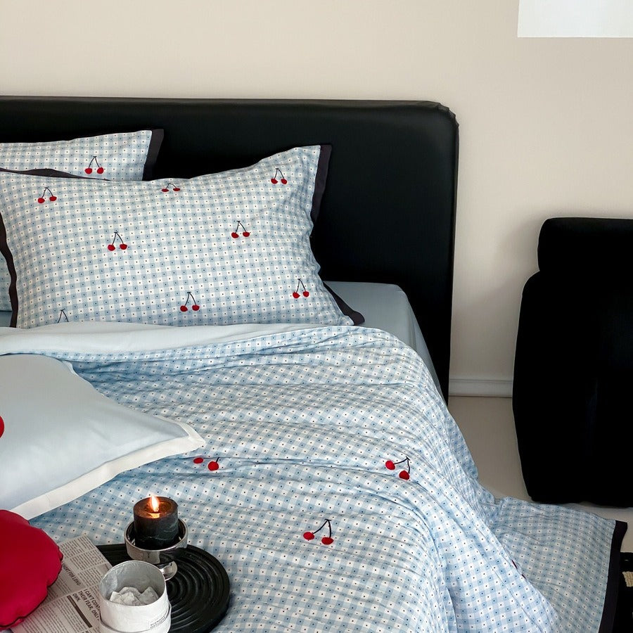 Cherry Soda Lyocell Bedding Set