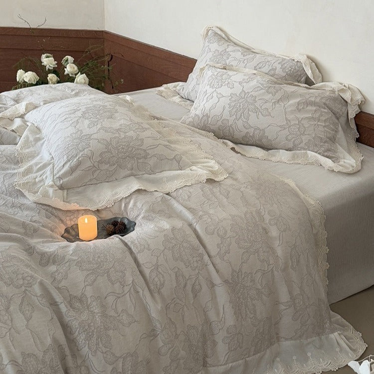 Countryside Textile Floral Bedding Set