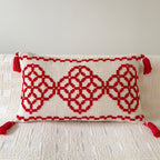 Crimson Knot Cushion Collection