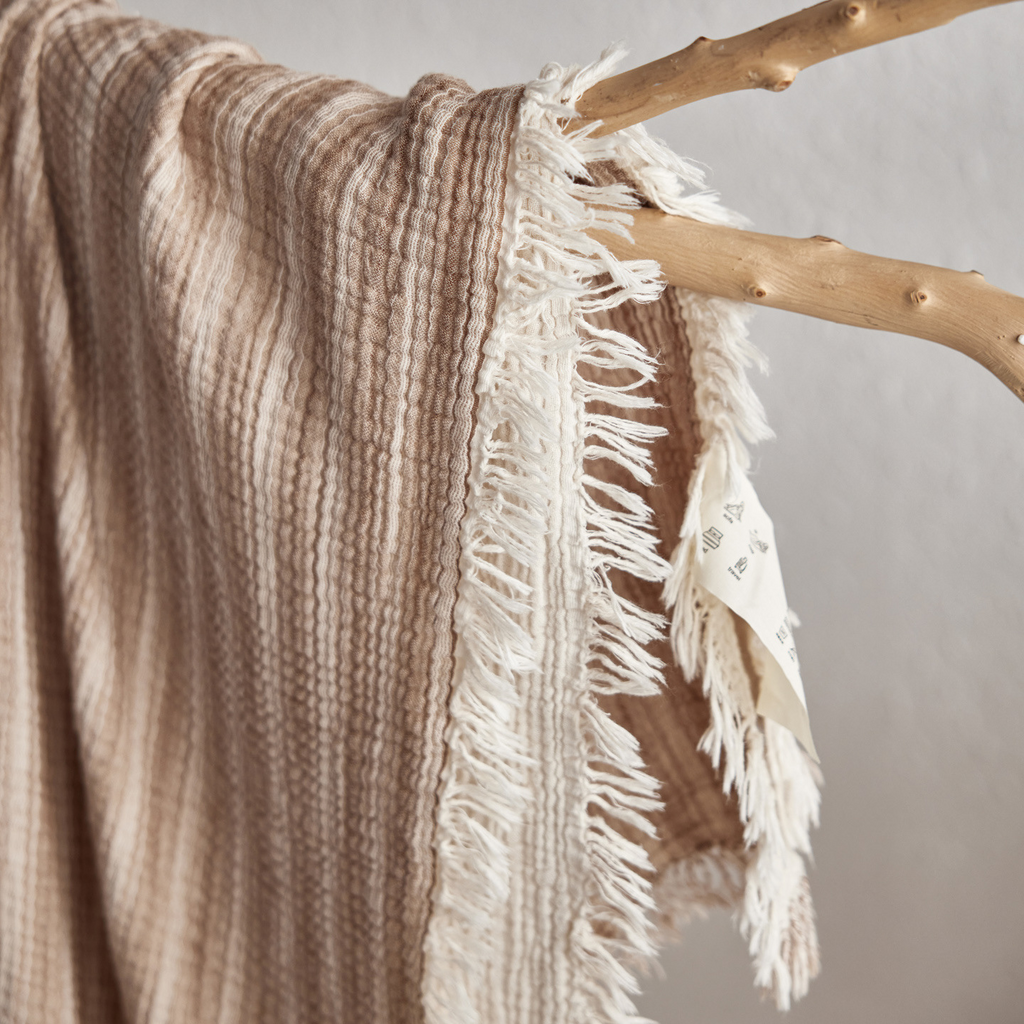 Woven Stripe Throw Blanket