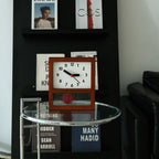 Red Dot Mid-Century Clock