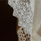 Lace Trim Cotton Linen Summer Quilted Blanket