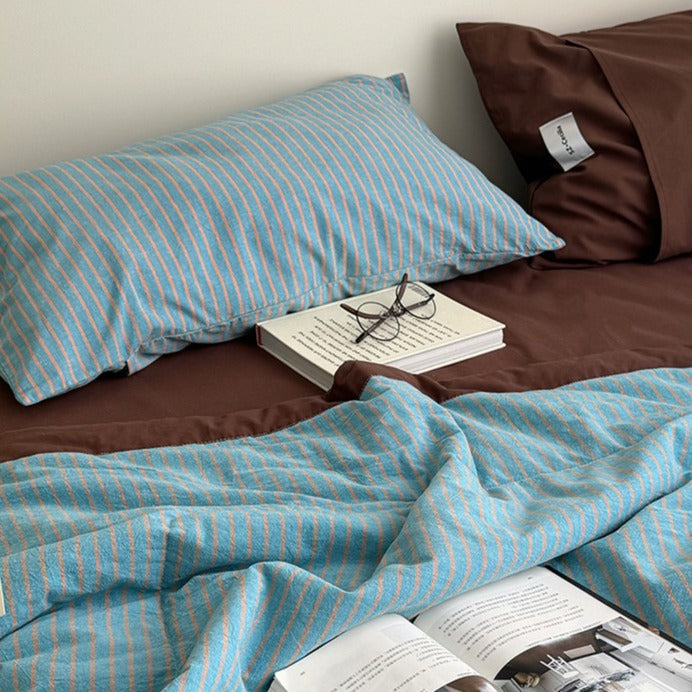 ColourPop Stripe Summer Quilted Blanket