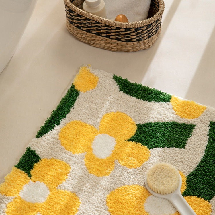 Pop Daisy Shaggy Rug