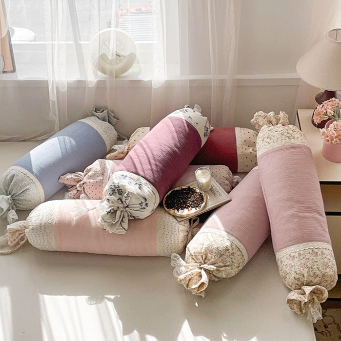 Candy Lace Bolster Pillow