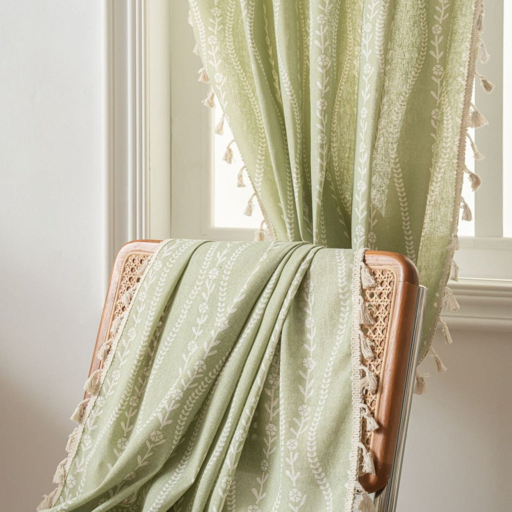 Vine Wave Tassel Curtain