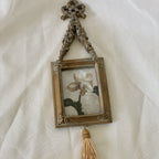 Antique Tassel Floral Wall Frame
