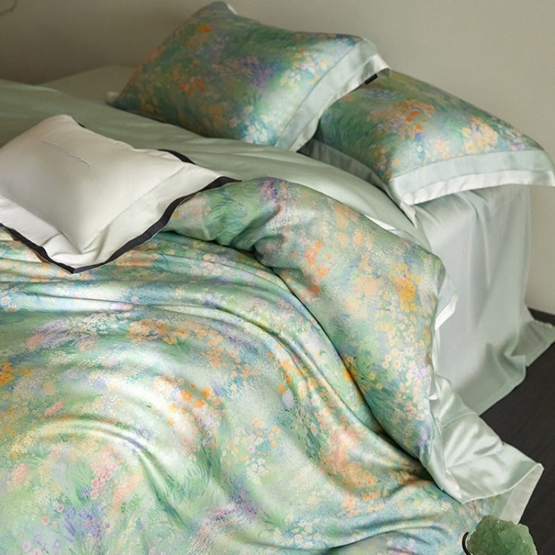 Mint Garden Lyocell Bedding Set