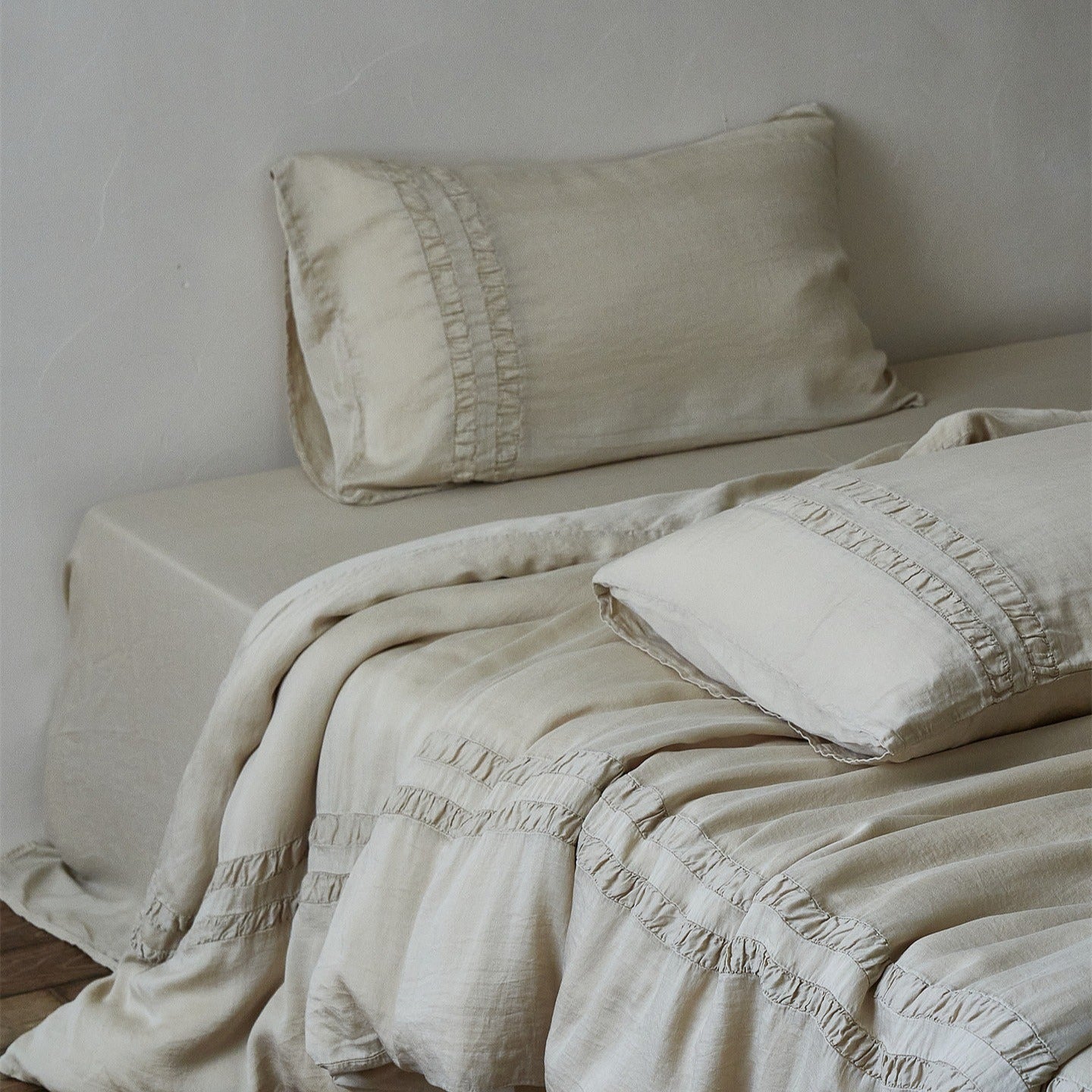 Cottage Ruched Bedding Set