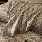 Lumiera Trellis Printed Luxury Egyptian Cotton Bedding Set