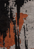 Po Black - Light Grey Rug
