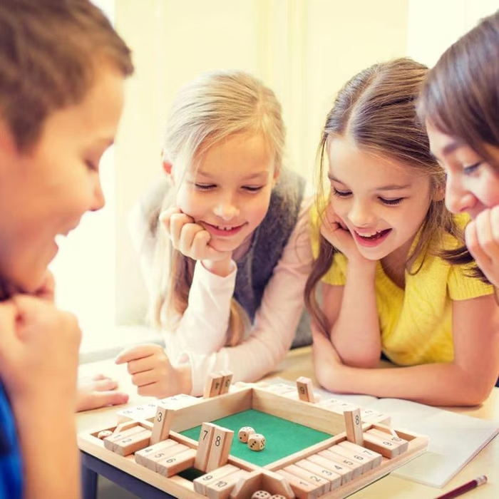 🎅2025 Christmas Hot Sale - SHUT THE BOX-WOODEN DICE BOARD GAME