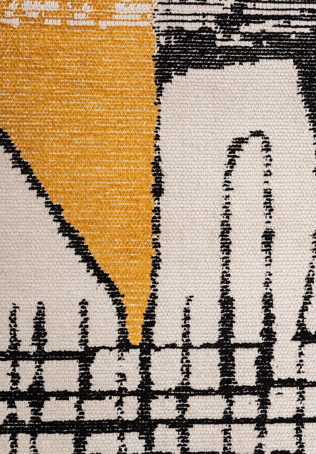 Edinburgh Black - Ecru Rug