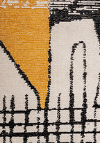 Edinburgh Black - Ecru Rug
