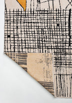 Edinburgh Black - Ecru Rug