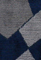 Manchester Dark Navy - Dark Grey Rug
