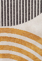 Berlin Charcoal - Gold Rug