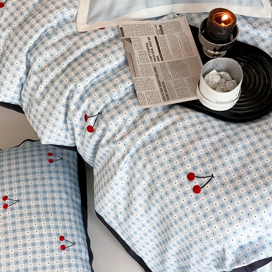 Cherry Soda Lyocell Bedding Set